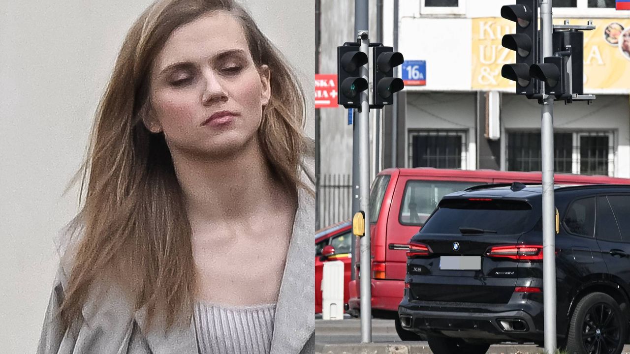 Wymęczona Kaczorowska wsiadła w BMW i PRZEJECHAŁA na czerwonym. Nagrabiła sobie na ulicy [ZDJĘCIA]