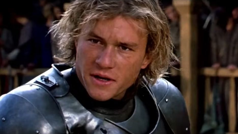 Heath Ledger w "Obłędnym rycerzu" (2001)