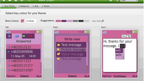 Kreator tematów dla Sony Ericssona 1
