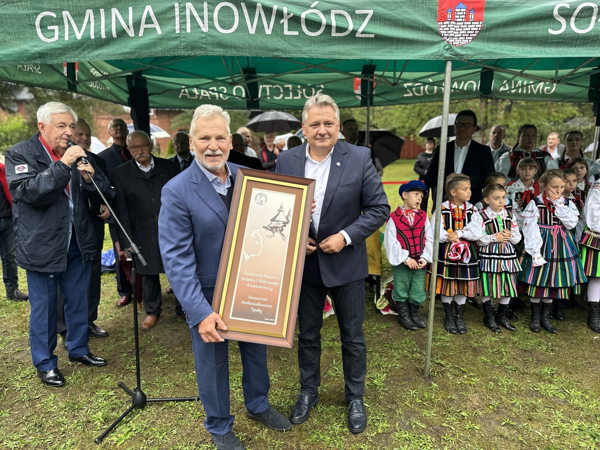 Aleksander Kwaśniewski w Spale