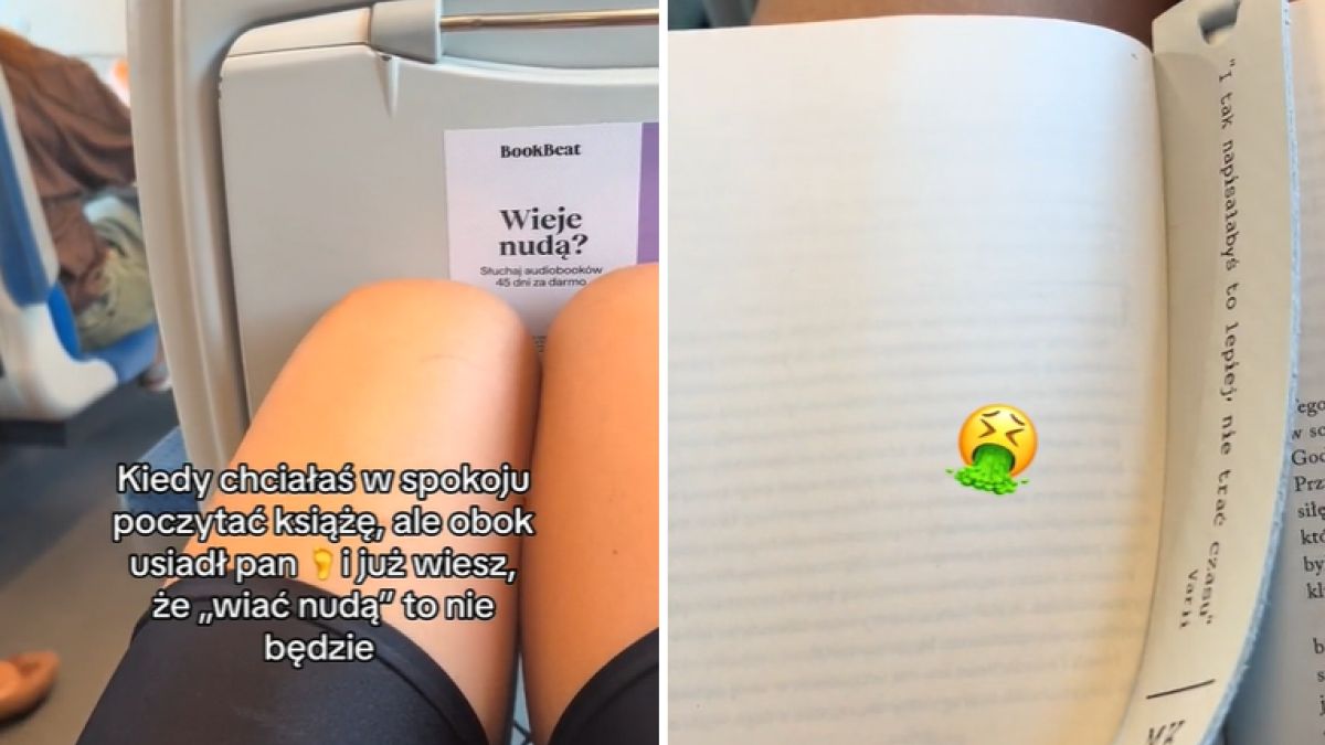 Zachowanie pasażerek poirytowało mężczyznę