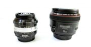 Canon 50 mm f/1.2L USM kontra stary Nikkor 50 mm f/1.4 [wideo]