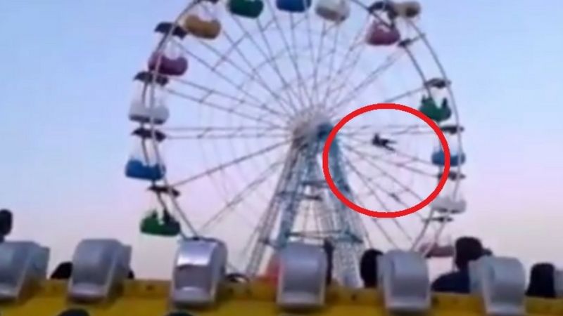 Matka z synem wypadli z gondoli diabelskiego młyna. Oboje zginęli [VIDEO]  