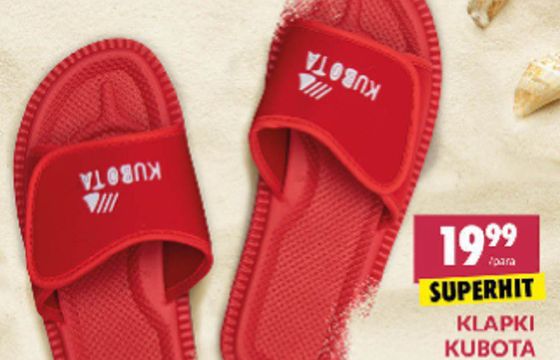 Kultowe klapki Kubota z lat 90. od jutra w Biedronce za 19,99 zł