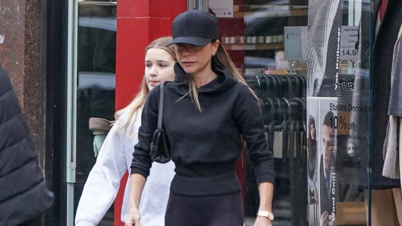Victoria Beckham buszuje po sklepach z 11-letnią córką Harper