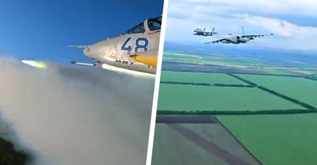Brawurowy atak z powietrza. Piloci Su-25 podjęli duże ryzyko