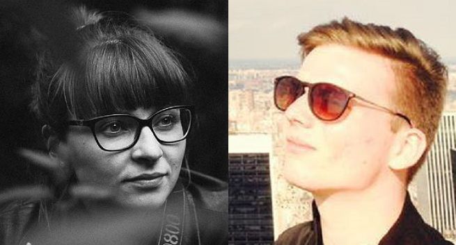 Katarzyna Radziszewskaja i Piotr Kornobis w domu produkcyjnym F25