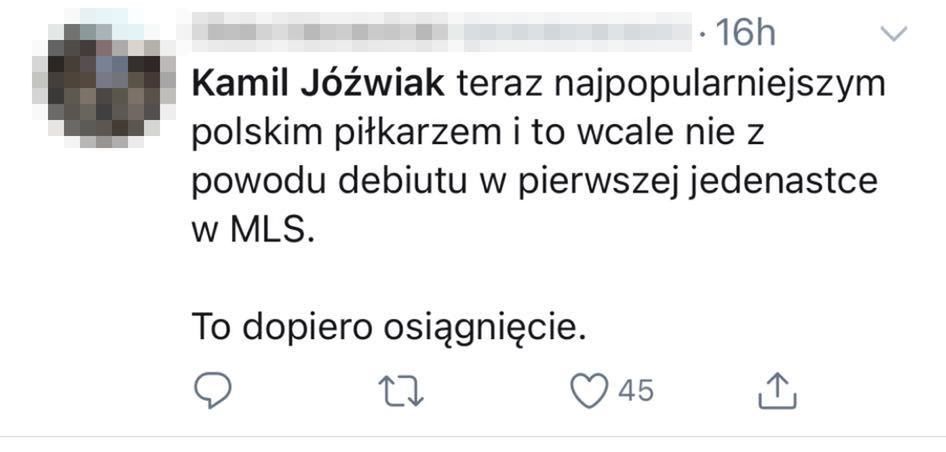 Komentarze z Twittera o Fagacie i Kamilu Jóźwiaku