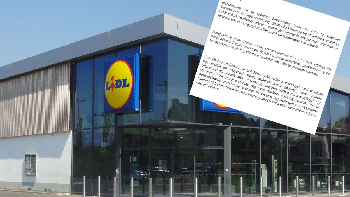 Lidl przeprasza za incydent w jednym z wrocławskich sklepów