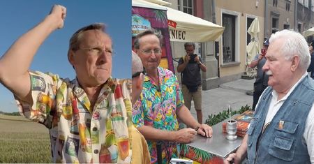 Cejrowski relacjonuje spotkanie z Wałęsą: "Pojawił się nagle znikąd i macha na mnie kijem narciarskim"