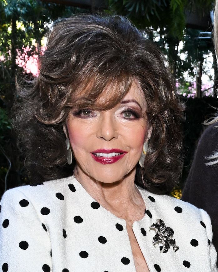 Joan Collins na imprezie The Cut