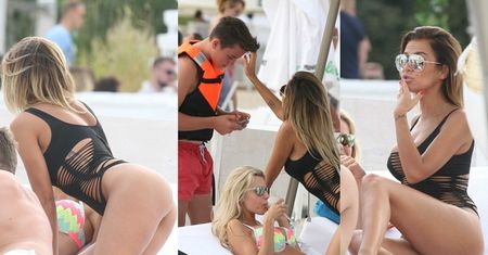Natalia Siwiec pije szampana na plaży (ZDJĘCIA)