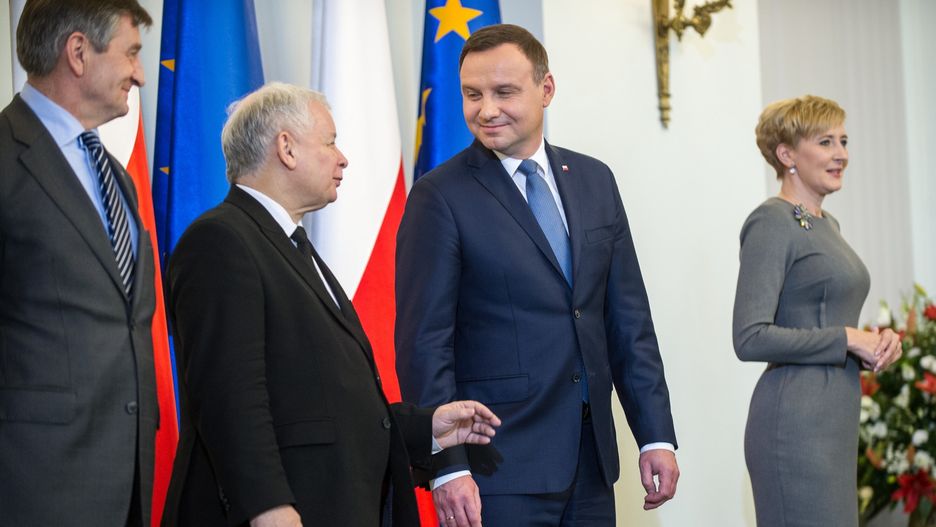 Jarosław Kaczyński i Andrzej Duda