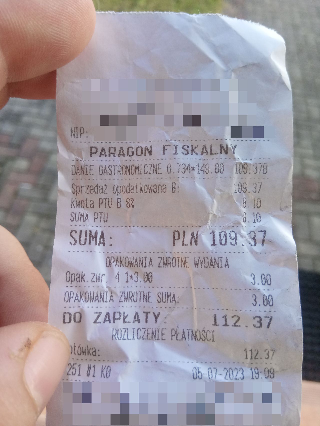 Paragon za szaszłyki