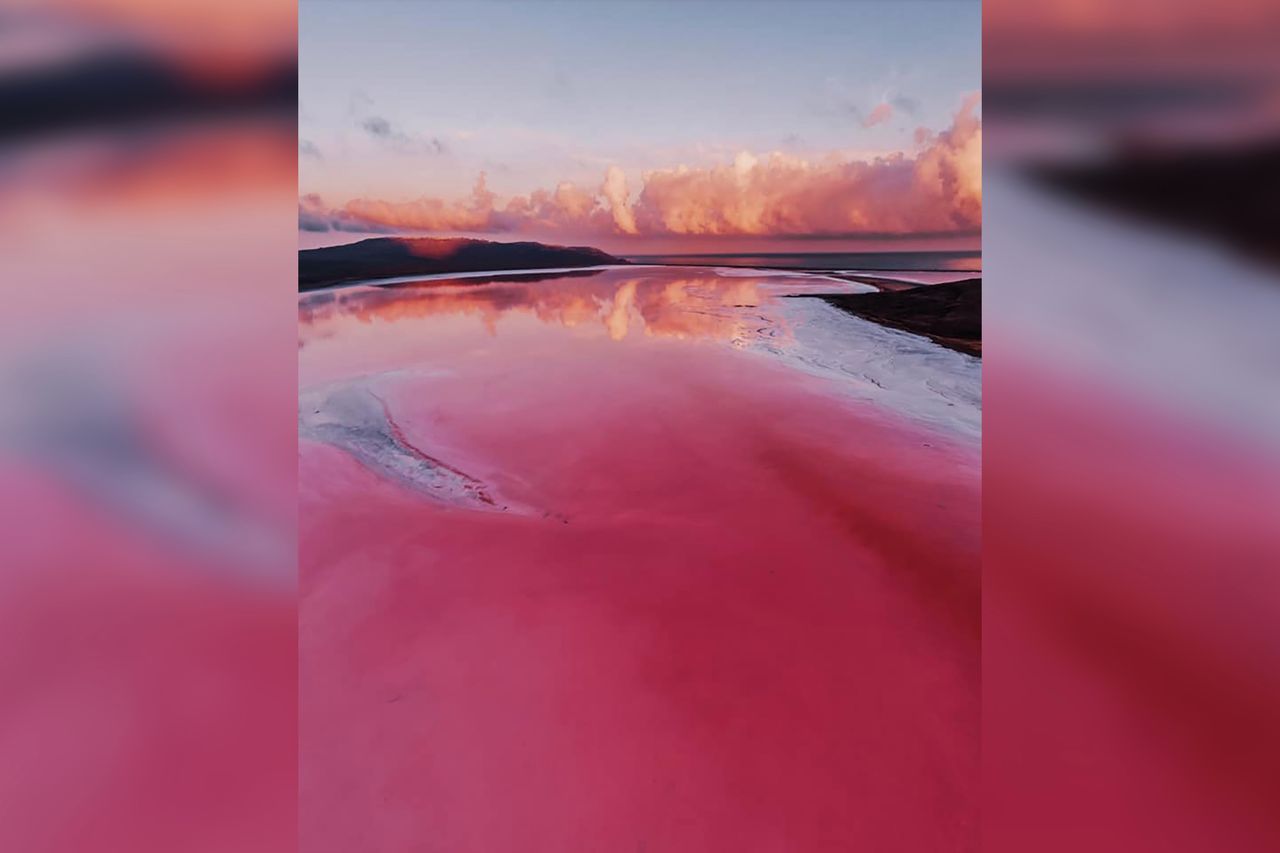 Różowa laguna w Australii wygląda jak ze snu. Aż nie chce się wierzyć, że istnieje