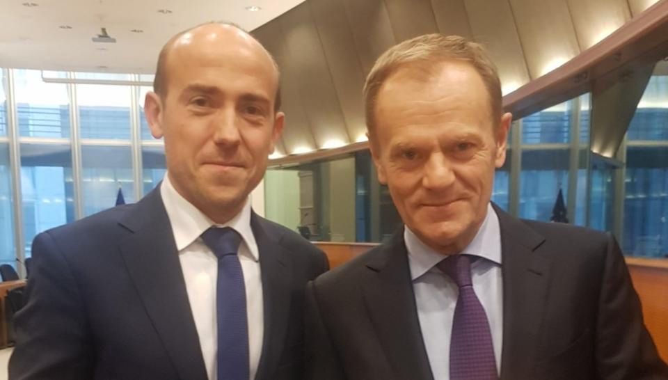 Borys Budka i Donald Tusk