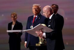 FIFA nagrodziła Donalda Trumpa. Prezydent USA dostał nagrodę pokoju