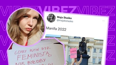 "Gdyby Putin był feministą...". Maja Staśko uważa, że FEMINIZM rozwiązuje wojny