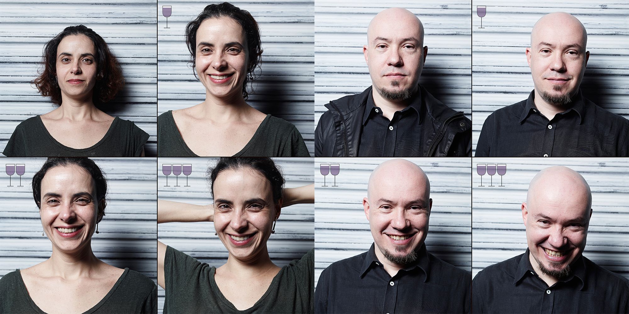 Zastanawialiście się kiedyś jak wyglądacie po 1, 2 i 3 lampkach wina? 13