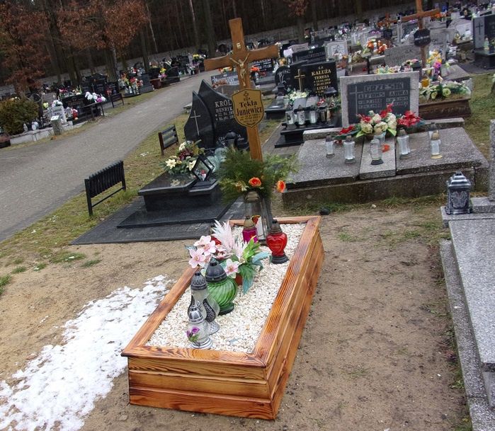 Grób Takli Junkiewicz, najstarszej Polki