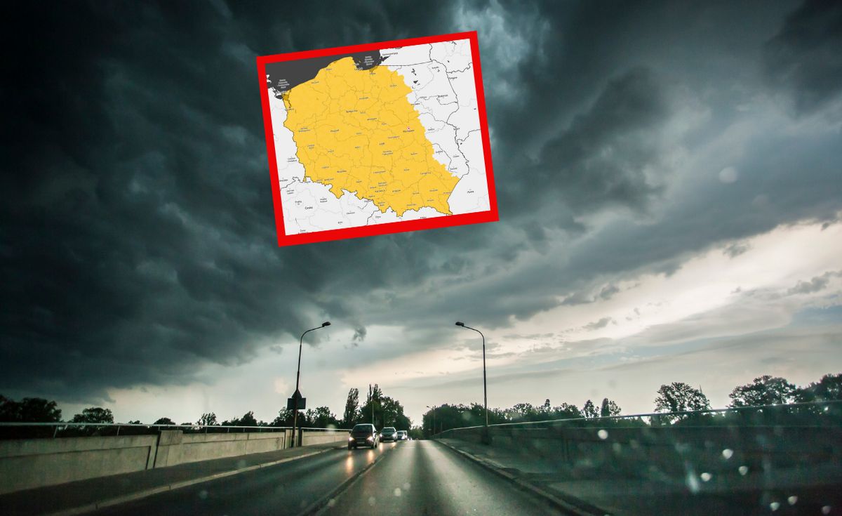 Nad Polską niebezpieczna pogoda