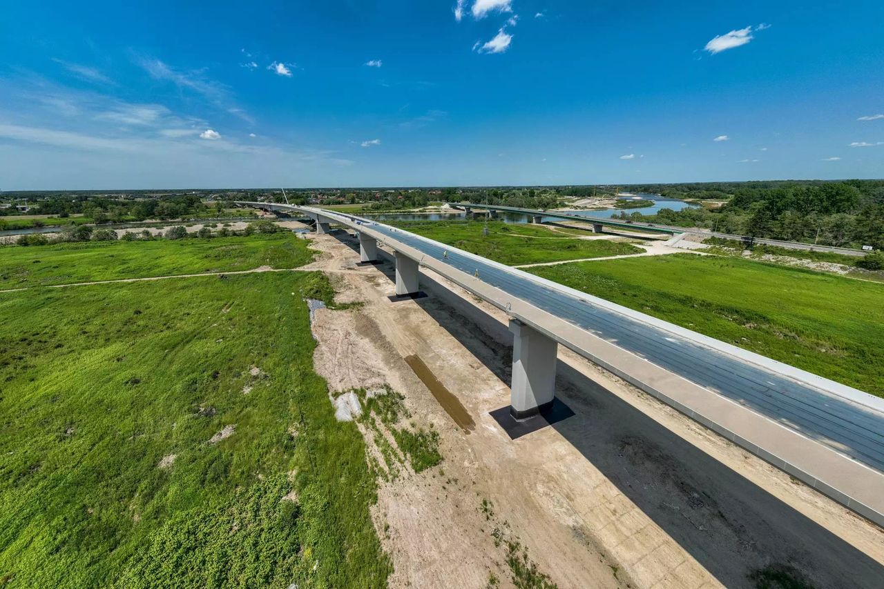 Najdłuższy most w Małopolsce już na ukończeniu. Ma ponad 800 m