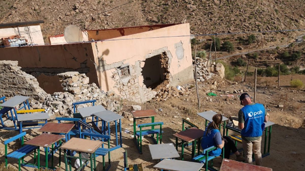 Trzęsienie ziemi w Maroku. 