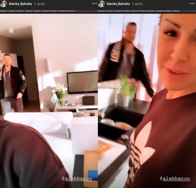 Blanka Lipińska i Aleksander Baron
