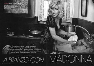 Madonna jako... "kura domowa"!