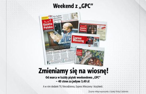 „Gazeta Polska Codziennie” bez sobotniego wydania. W piątek - magazyn, dodatek TV i krzyżówki