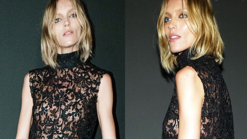 Anja Rubik pojawiła się na jednej z imprez w Cannes. Miała na sobie koronkowy zestaw, nie założyła do niego stanika