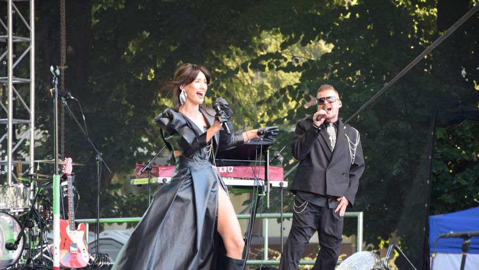 Koncert na włoską nujte podczas Jarmarku św. Jakuba w Lęborku