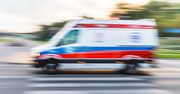 Wypadek w Jacentowie. Dwie osoby zabrane do szpitala