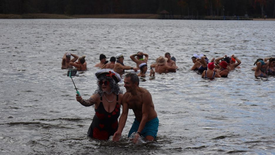 Kąpiel szczecineckich morsów