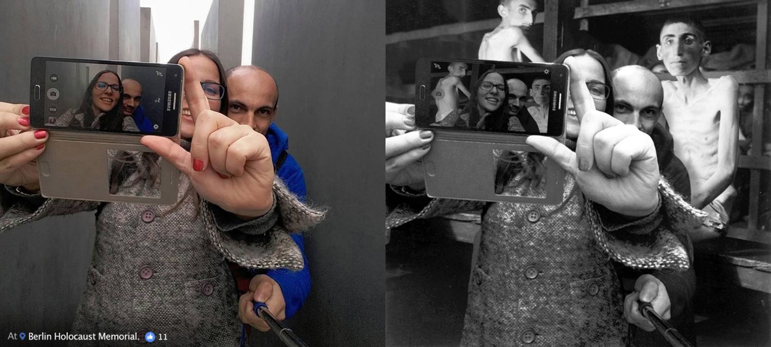 Yolocaust to selfie na szczątkach ofiar holocaustu. Mocna seria zdjęć obnażająca brak szacunku dla ludzkiej tragedii 9