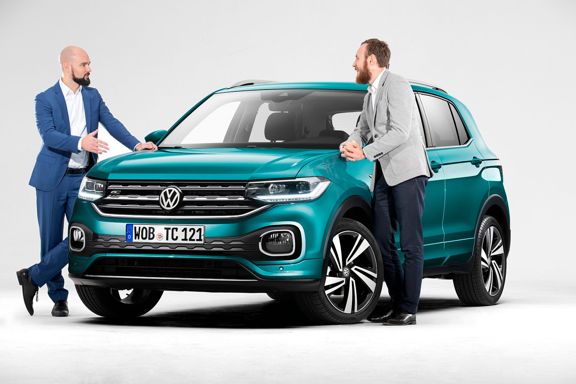 Nowy model Volkswagena przedstawił nam w Wolfsburgu David Thiele, który koordynował projekt stworzenia tego modelu (fot. Volkswagen)