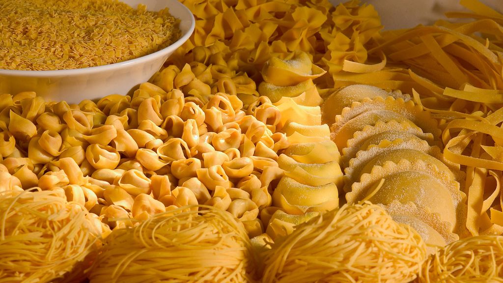 Rodzaje włoskiego makaronu