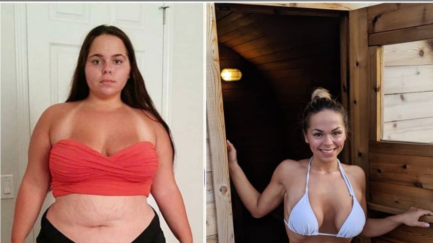 Jeszcze niedawno ważyła 100 kg. Spektakularna metamorfoza 23-latki