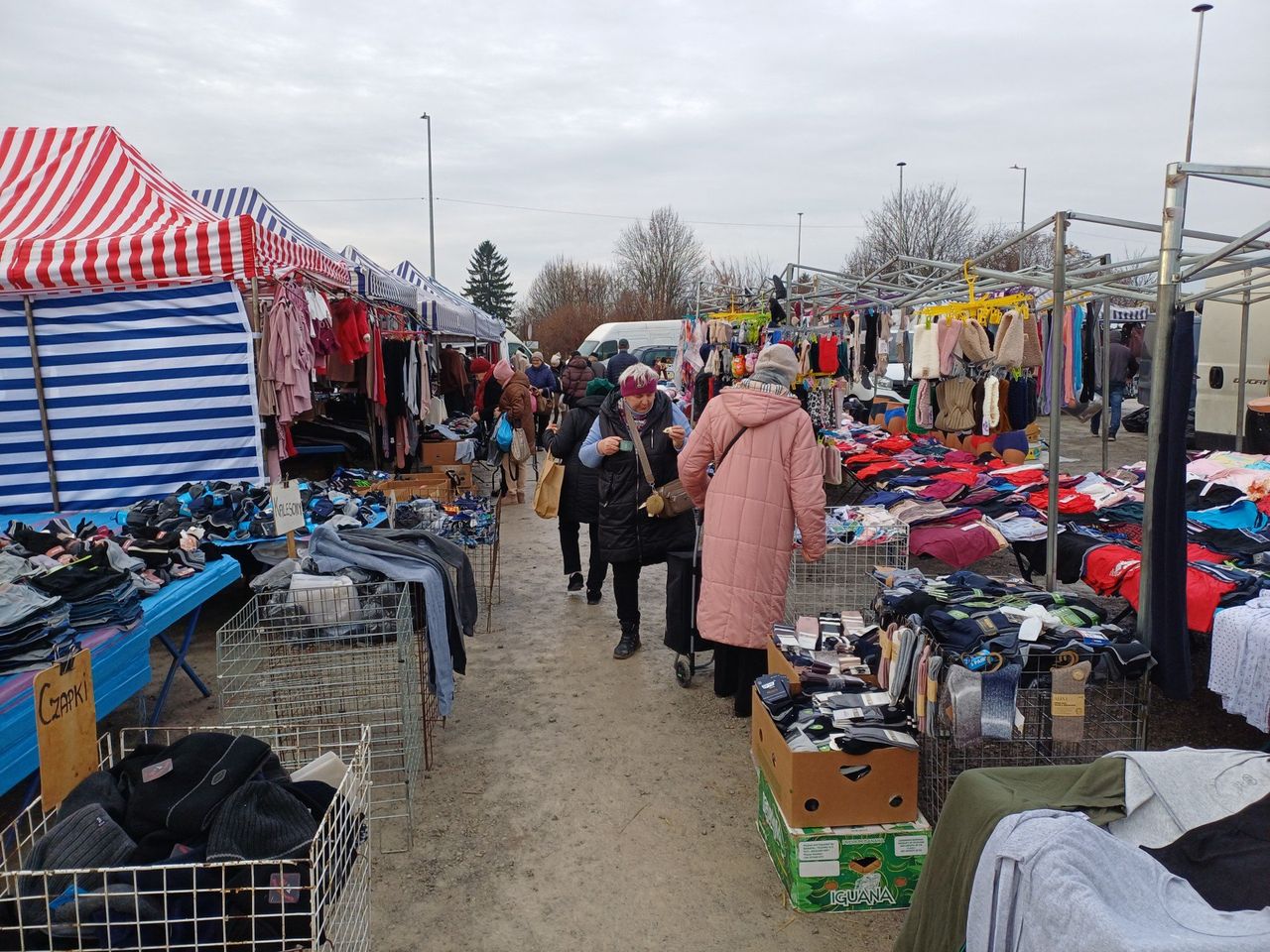 Opatów: Środa na targu. Największe hity - choinki, iluminacje i bielizna w świąteczne wzory