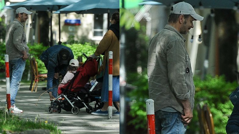 Bartłomiej Topa z żoną