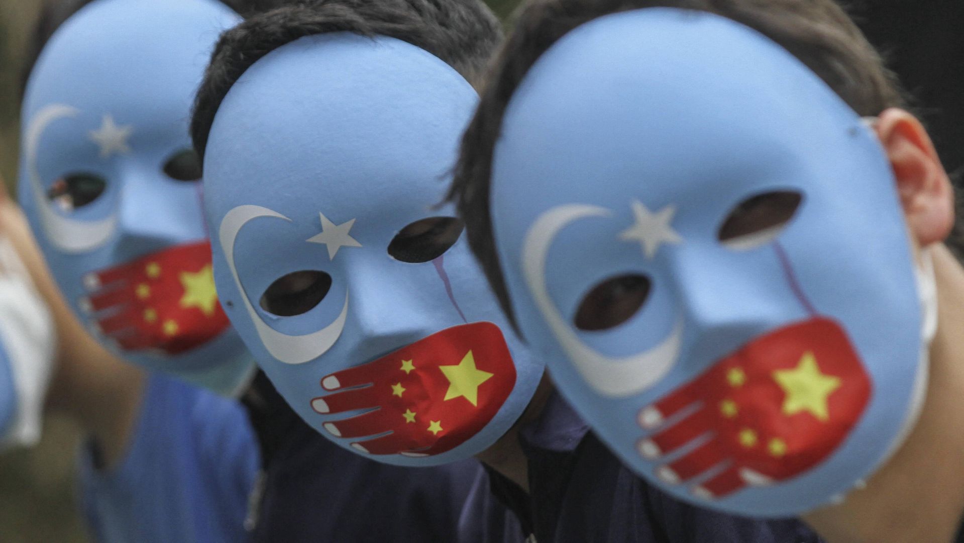 Protest against China's policies towards Uyghur Muslims in Jakarta, Indonesia, 04.01.2021 r.