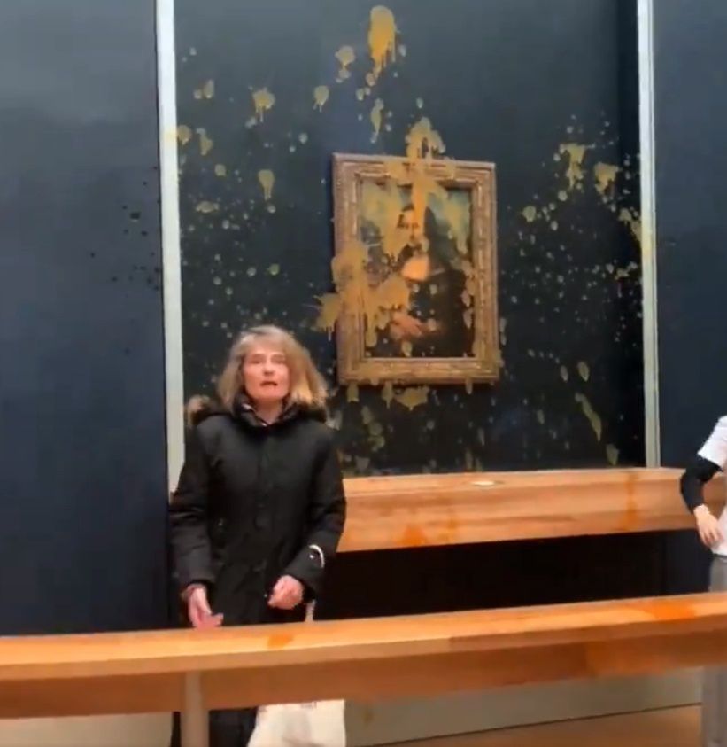 Mona Lisa zaatakowana