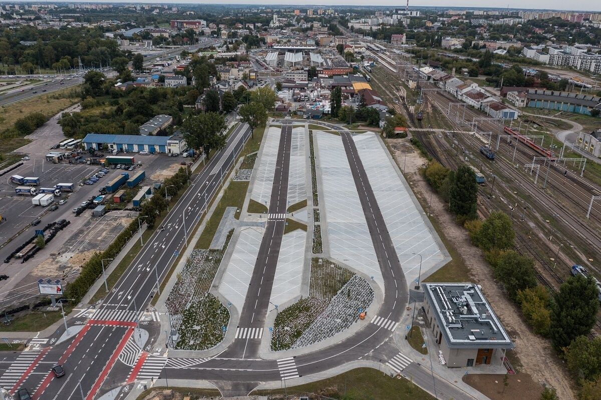 Parkingi dla autobusów i busów na ul. Krochmalnej