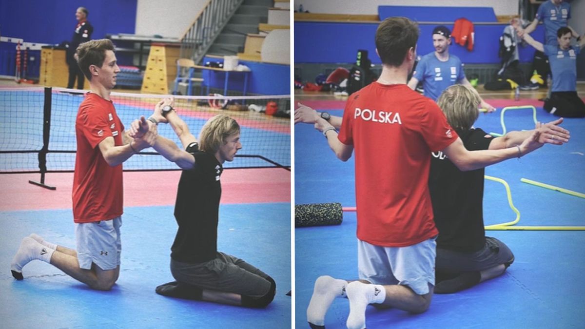 Na zdjęciu: przygotowania Dawida Kubackiego