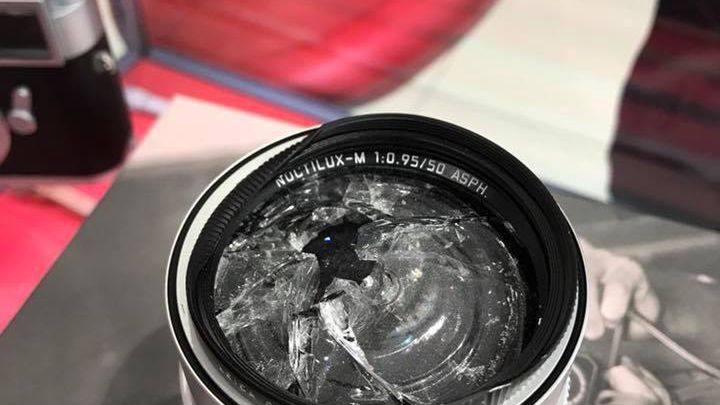 Szkło Leiki za 46 tysięcy roztrzaskane w pył. To boli! 1