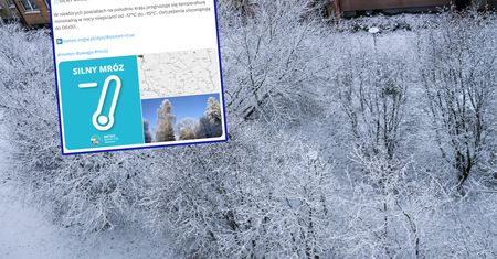 Pierwszy taki alert. To będzie bardzo mroźna noc