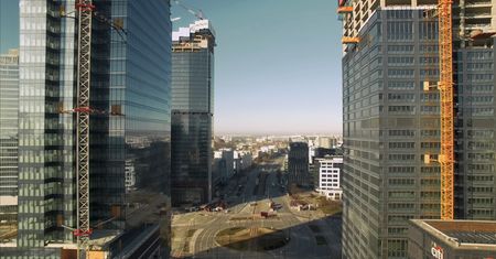 Koronawirus w Polsce: Warszawa opustoszała. Widać to na filmie z drona