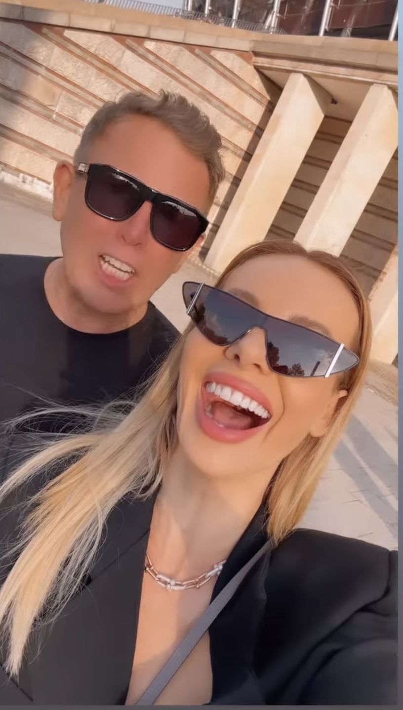 Izabela Janachowska z mężem na koncercie Beyonce