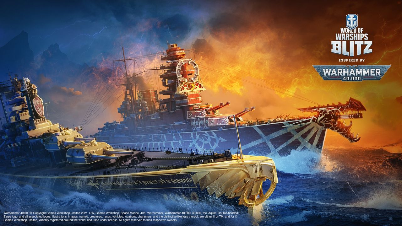 World of Warships Blitz i ekskluzywna zawartość Warhammer 40,000