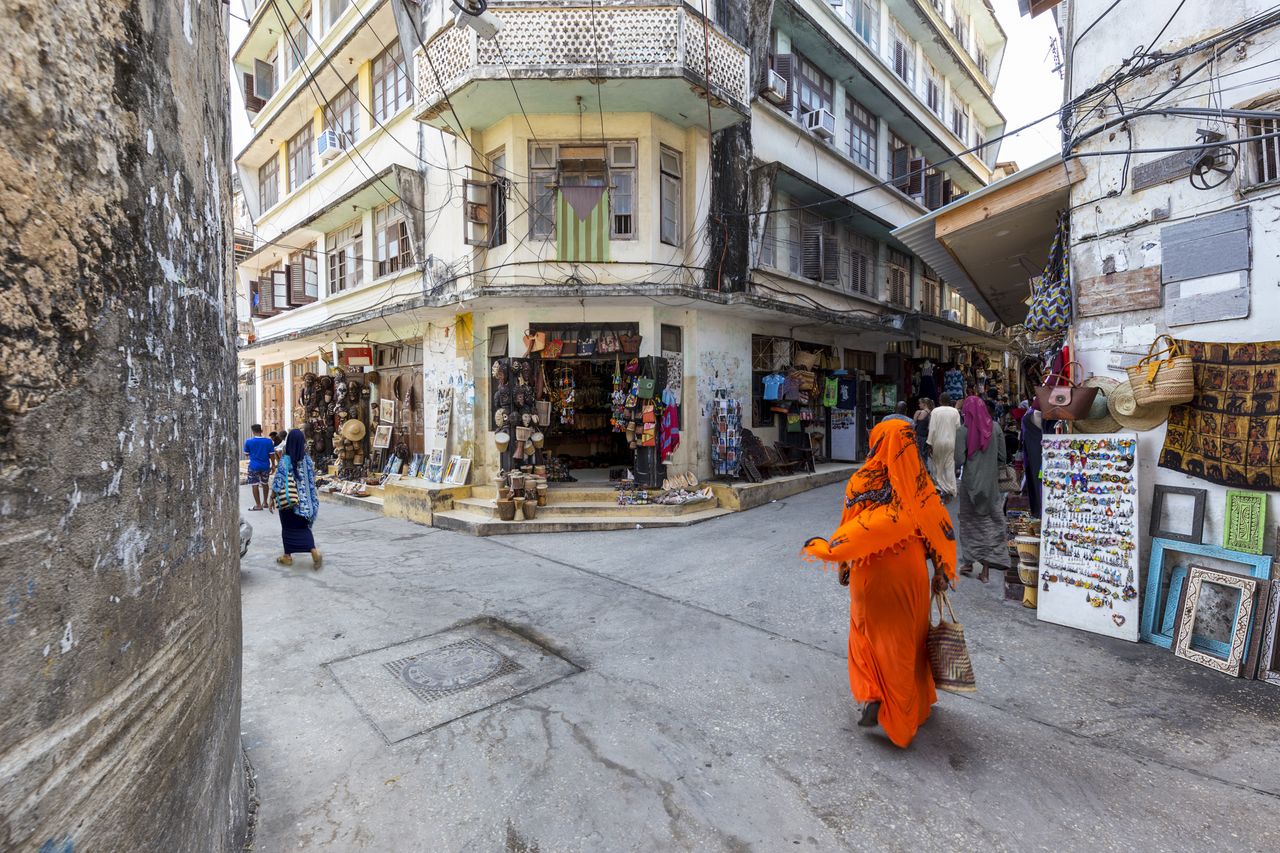 Ulice Stone Town, Zanzibar 